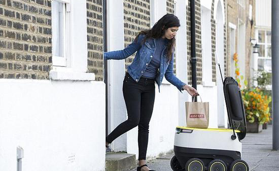 英國現外賣機器人 送餐僅用30分鐘