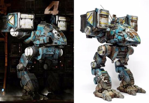 資深游戲迷用3D打印制作出機甲戰(zhàn)士角色模型