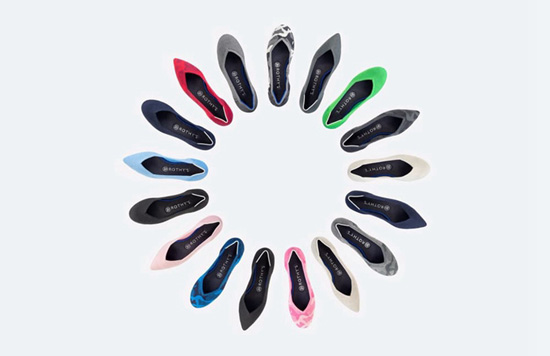 Rothy推出用回收塑料瓶3D編織成的時尚女鞋