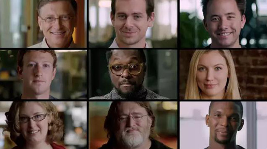 童程童美響應“編程一小時” 推#免費學編程#1+9