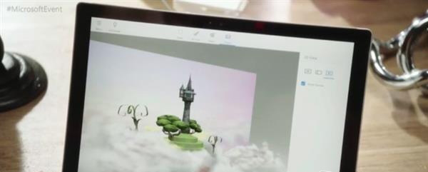 微軟推具備3D建模功能的新版畫圖工具Paint 3D