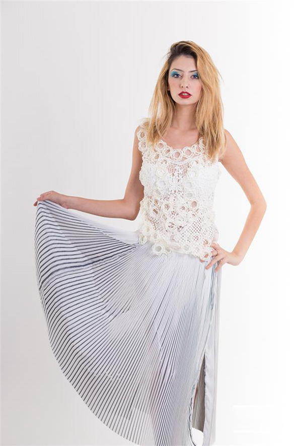 以色列學生用3D打印讓19世紀的蕾絲禮服重生