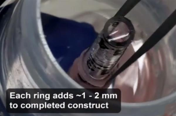 對抗心臟病的“環堆疊法”：用3D打印導板制作定制血管