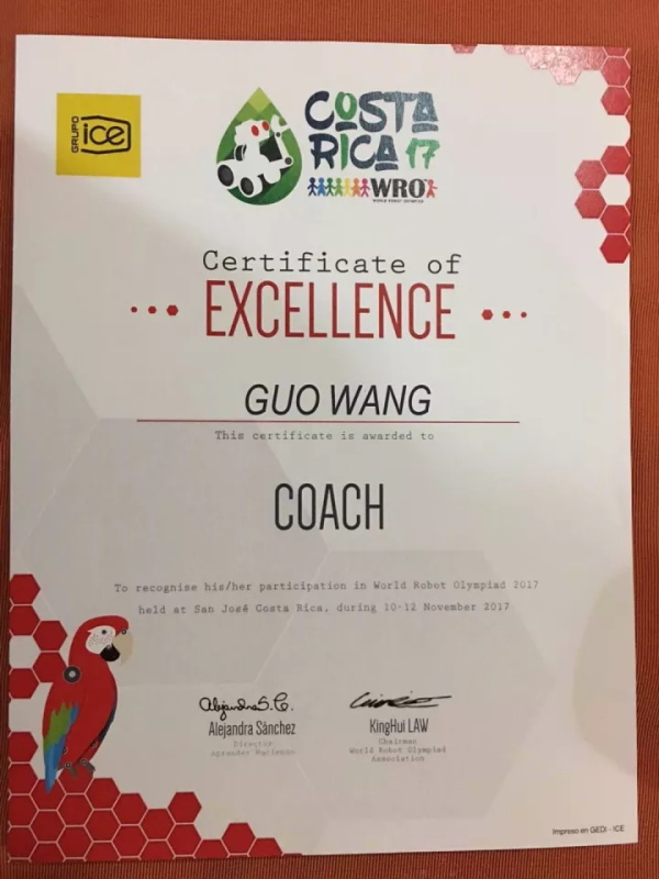 童程童美學員摘得WRO國際總決賽三等獎，展現中國科技新生力！